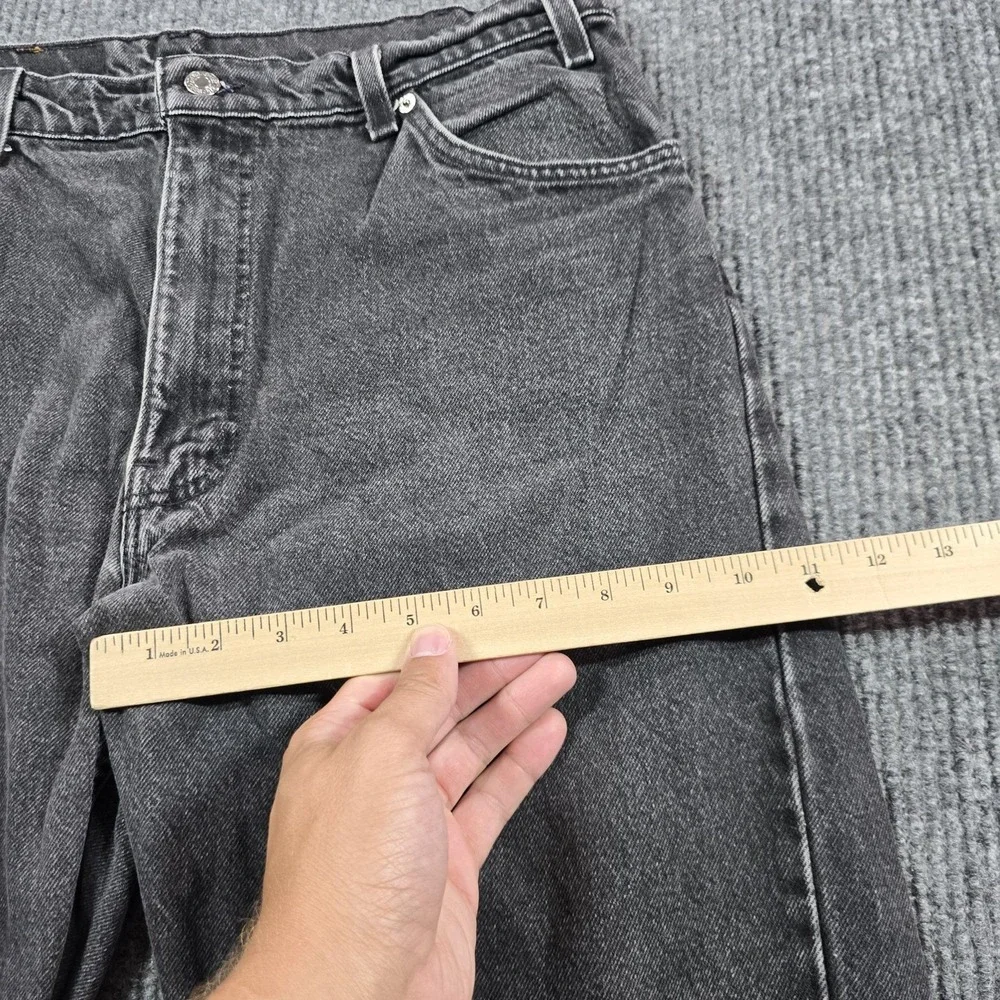 VTG Levi's 550 Jeans Mens 36x32 Gray Relaxed Tapered Orange Tab USA 32x29
